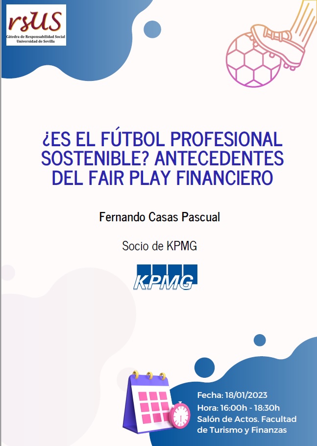 Conferencia ES EL FÚTBOL PROFESIONAL SOSTENIBLE ANTECEDENTES DEL FAIR